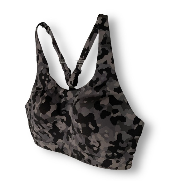 Athleta Advance Sports Bra Camo Print  Athletic Activewear Sz 36B - Picture 3 of 8